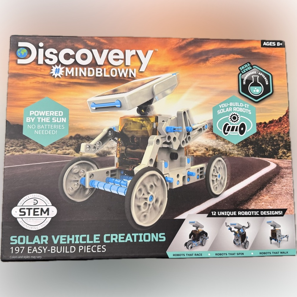 Discovery Solar Vehicle Creations - Blue and White